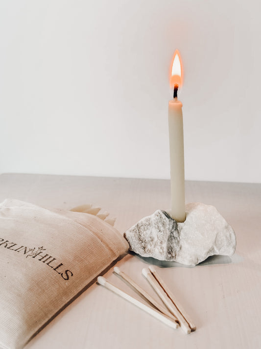 Daily Pause Meditation Kit | Beeswax Candle Ritual | Starklin Hills