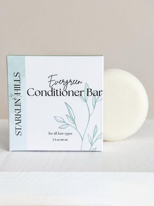 Evergreen Conditioner Bar - Rosemary, Mint & Lavender | Starklin Hills