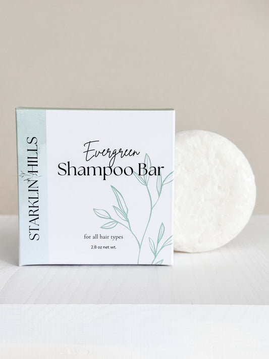 Evergreen Shampoo Bar - Rosemary, Mint & Lavender | Starklin Hills