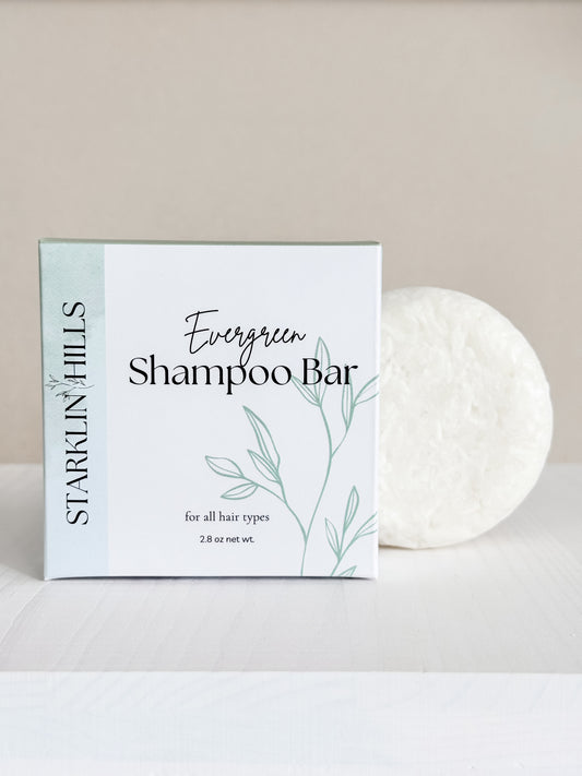 Evergreen Shampoo & Conditioner Bar Set - Rosemary, Mint & Lavender | Starklin Hills